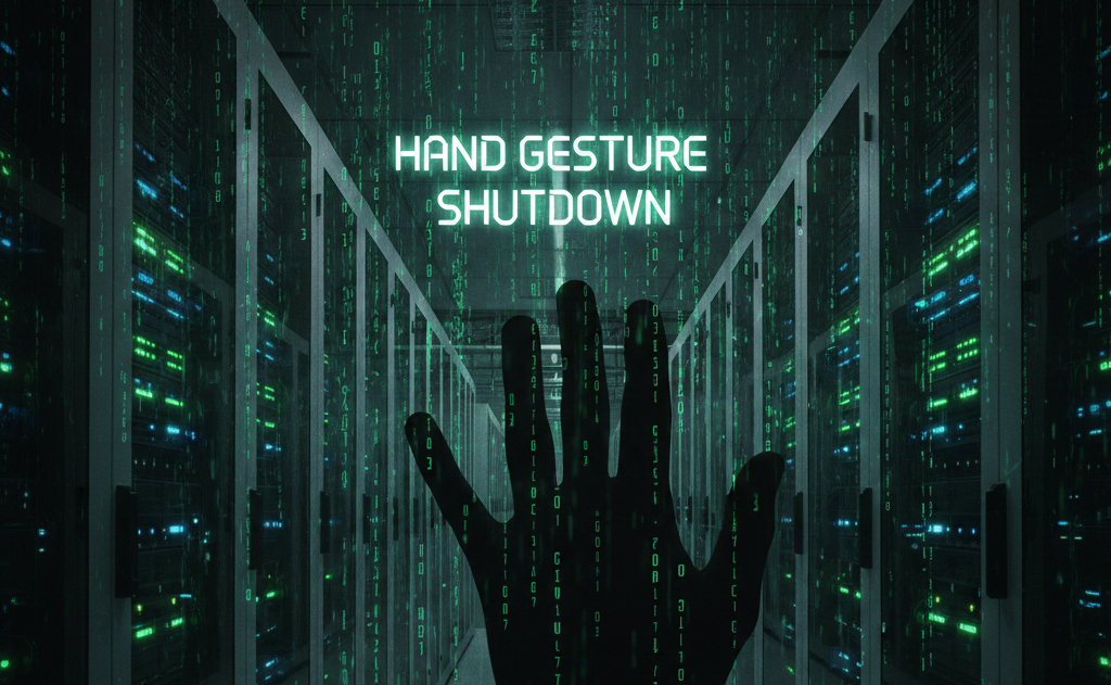 Hand Gesture Shutdown preview